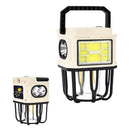 Lampa solara tip felinar, Lumina LED 3 in 1, functie de Power Bank, reglare luminozitate, rezistenta la apa, ideala pentru camping