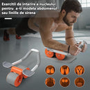Roata abdomene pentru exercitii fitness, Timer si Suport telefon