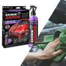 Kit Ceara ceramica auto pentru protectie raze UV, strat hidrofob, laveta microfibra