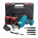 Fierastrau electric tip sabie, 2 acumulatori 48V, 4 lame