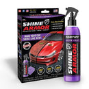 Kit Ceara ceramica auto pentru protectie raze UV, strat hidrofob, laveta microfibra
